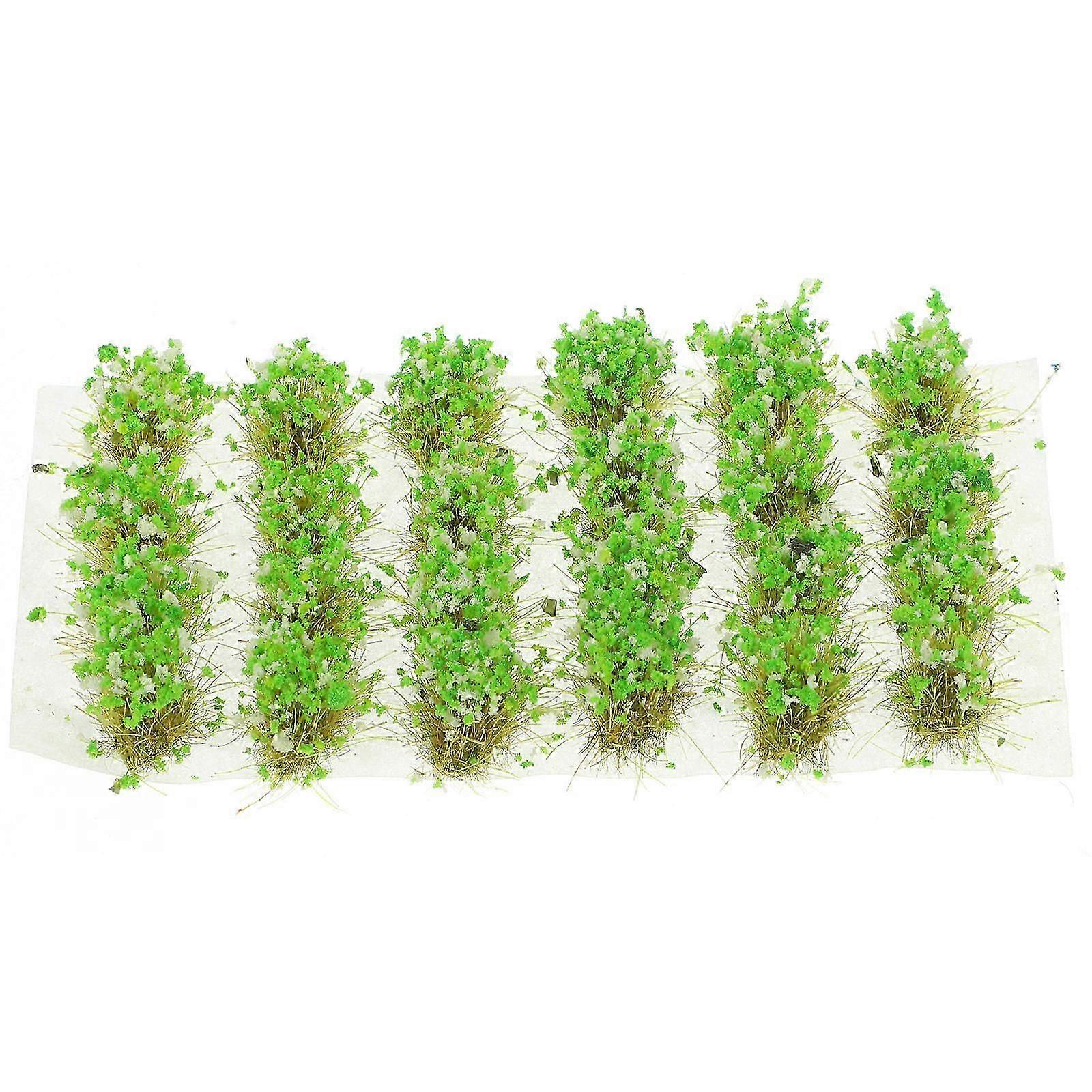 Simulated Static Grass Tufts DIY Decorative Artificial Grass Cluster 1 Box