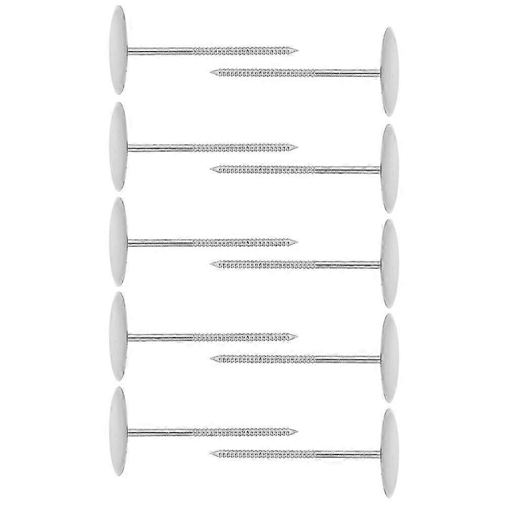 Silver Flower Nails Cake Baking Tools for Decorating Use 10Pcs