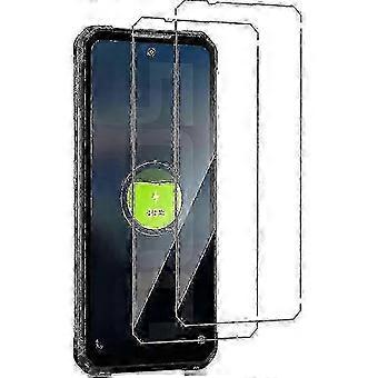 Lot de 2 protections d'écran en verre trempé transparent HD, dureté 9H, résistantes aux rayures, compatibles avec les appareils compatibles.