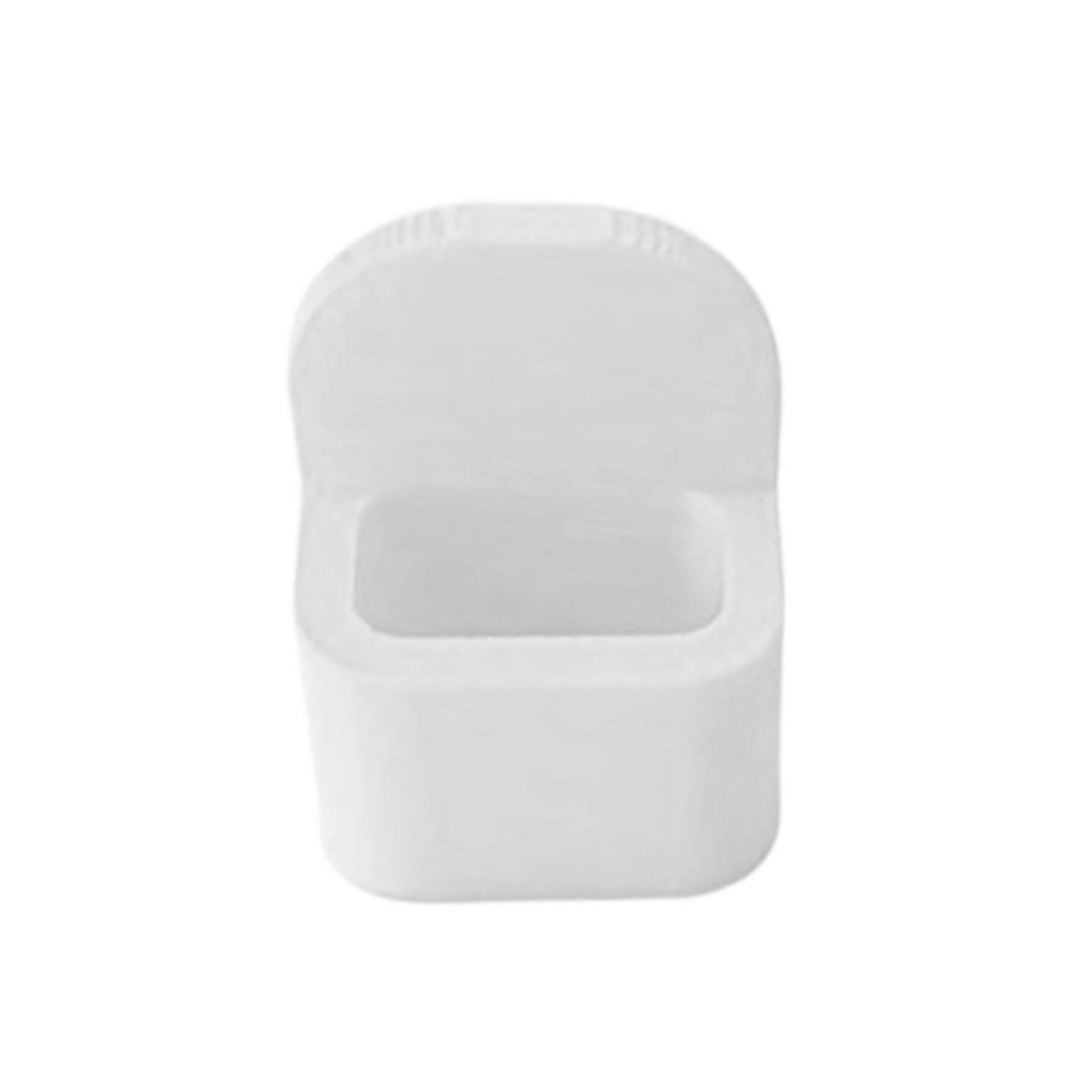 Sewing Tool Storage Solution Featuring Separate Section For Scissors Tweezers And Thread Ripper  White