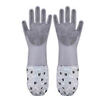 Silicone Pet Bathing Gloves – Hair Removal & Massage – for Cats & Dogs Grooming