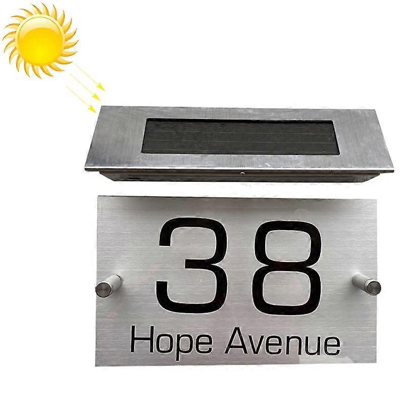 Plaque d'immatriculation avec éclairage blanc LED compact (54 x 74)