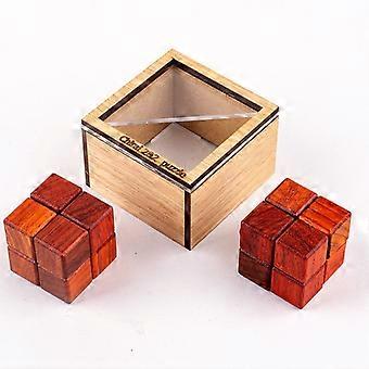 4l 3d Wooden Puzzle Box Toys Brain Tease Jigsaw Puzzle Toy Board Games High Difficulty Impossible Puzzle Toy For Adults