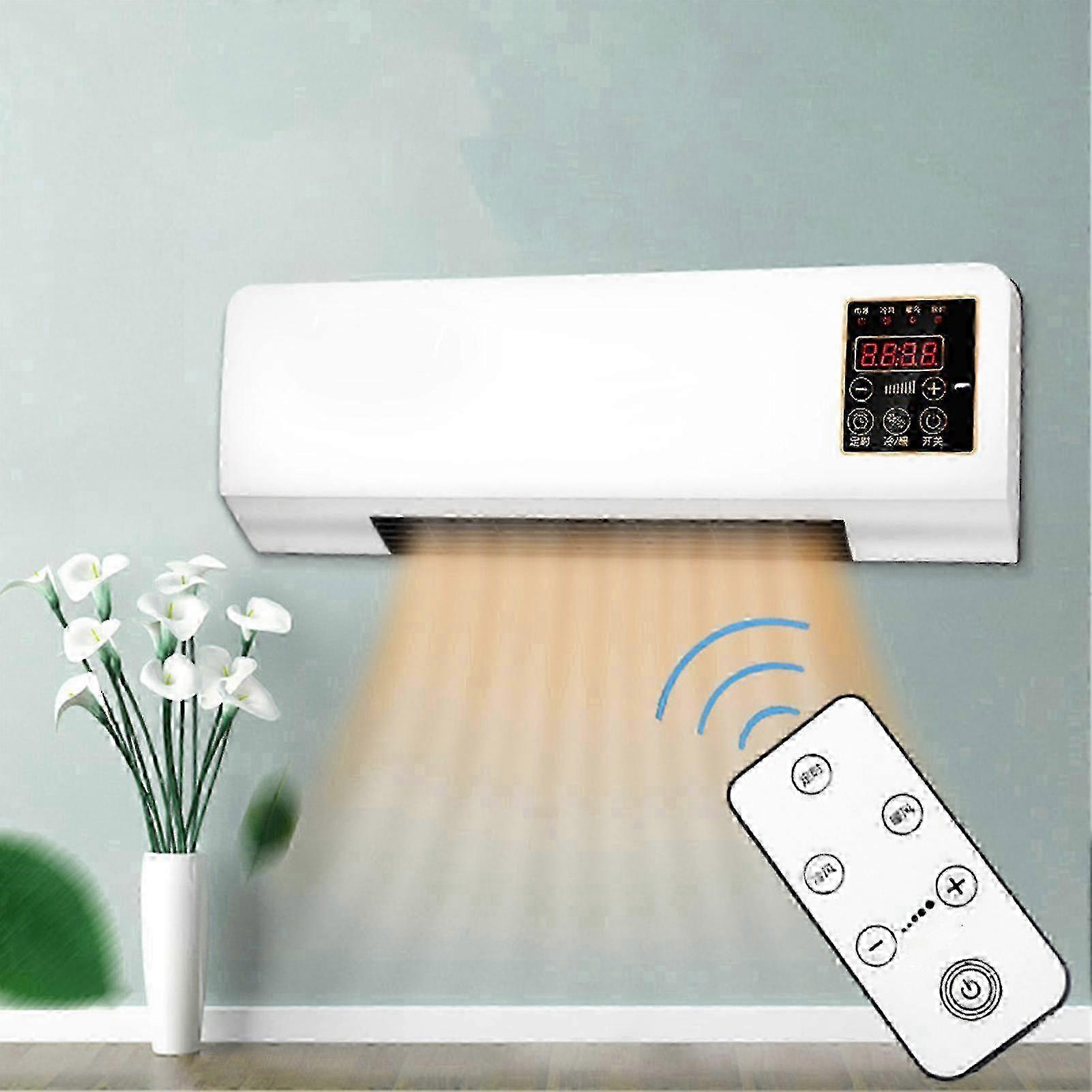 25-26 Air Conditioner 1800W Multiple Gear Cooling Heating Remote Control Touch Adjustment Mini Air Conditioning