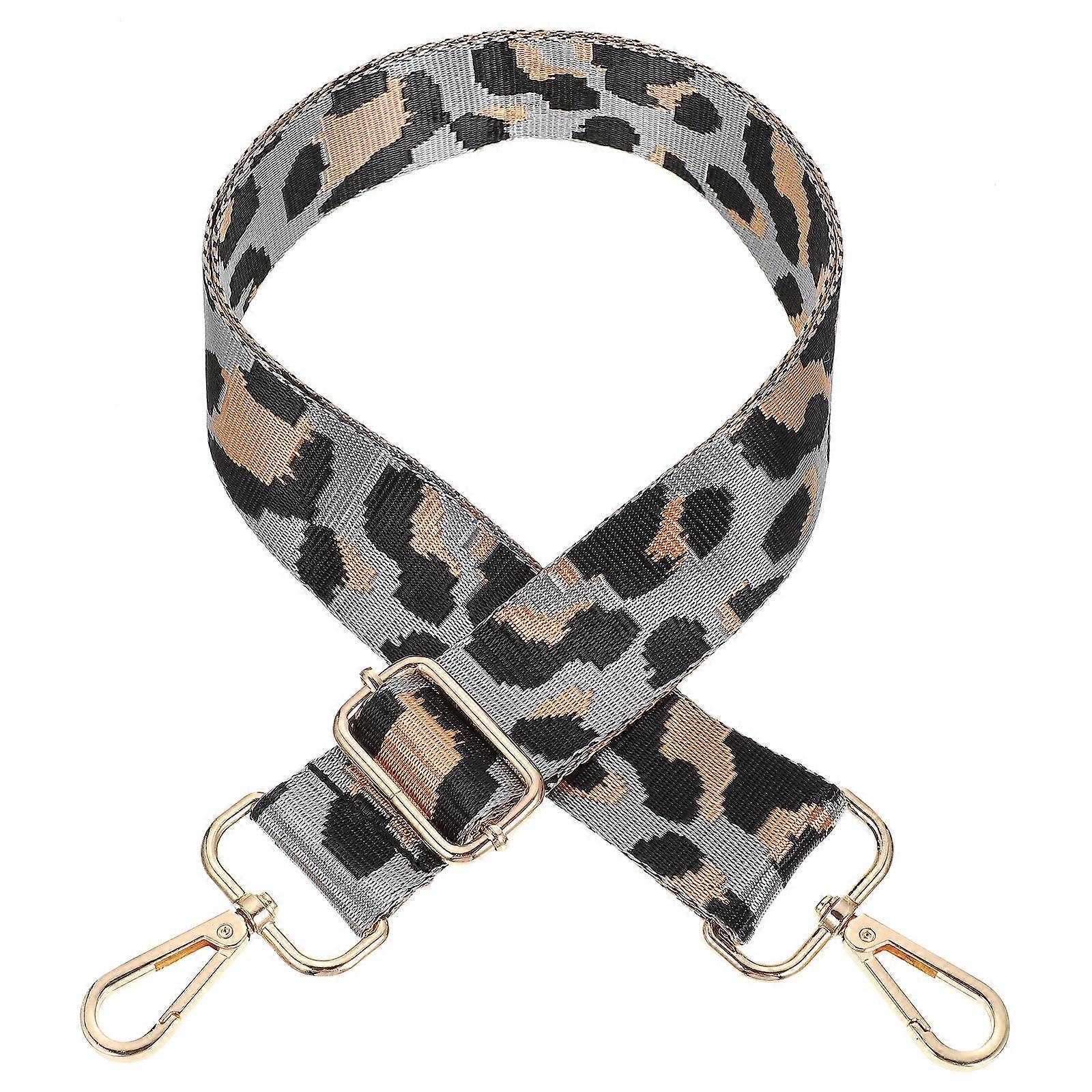 DIY Bag Strap Replacement Adjustable Leopard-print Bag Strap Bag Accessory