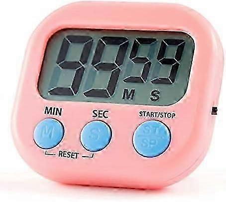 Digital Kitchen Timer Magnetic Backing Stand, Timers for Baking, Kitchen, Study, Exercise Training, Count up&Count down