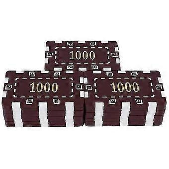 8X5 Cm Assorted Color Poker Chips & Sets 25pcs Number Printed Chips Game Coins Plastic Currency Toys-Yvan