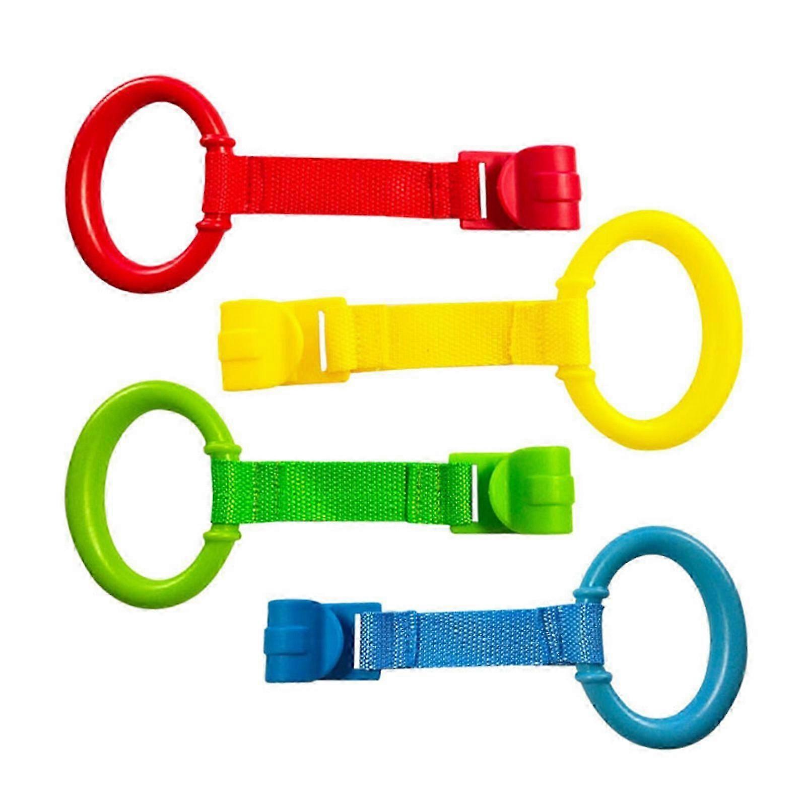 Playpen Pull Ring 4pcs / set Baby Stand Up Walker Tool Ring Crib Hooks
