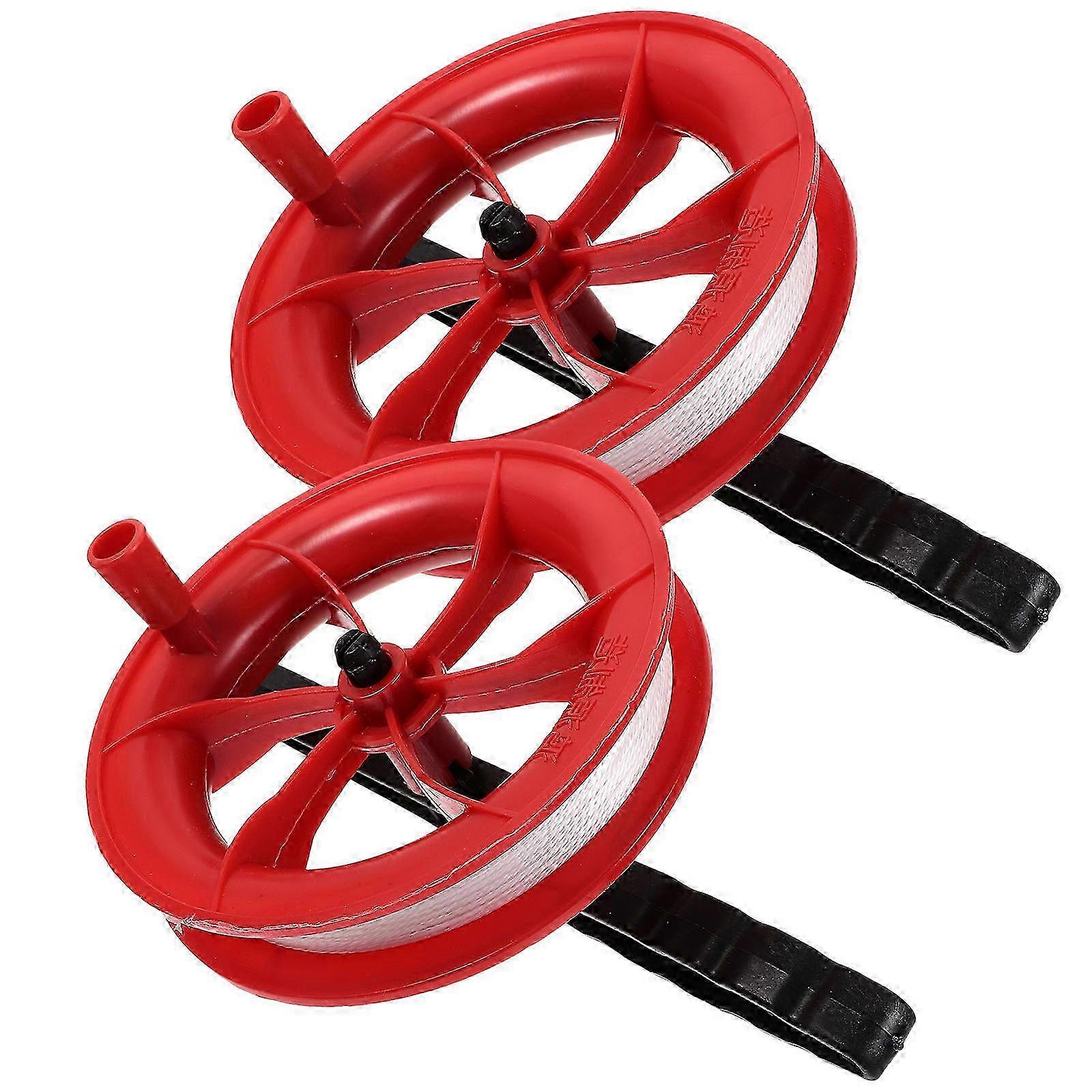 2 Pcs Doitool Kite String Handle Reel Winder Reel Kite String Holder Kite Thread Winder