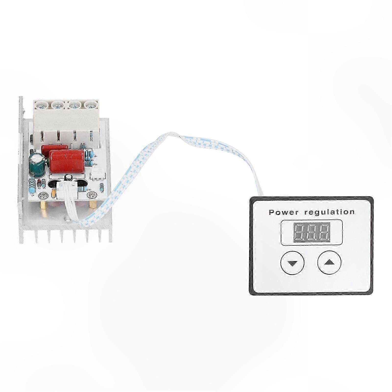 Thyristor Electrical Voltage Regulator 10000W AC 220V External Digital Regulation Controller