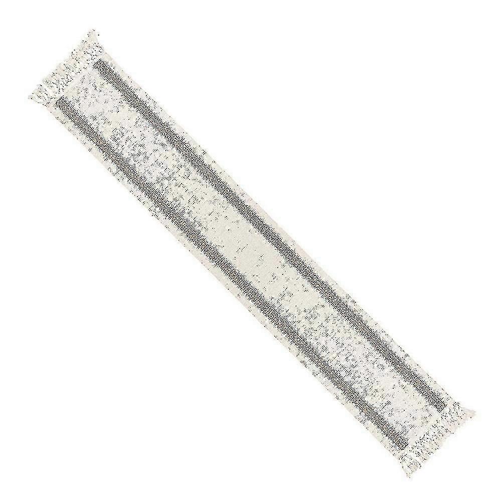 Table Runners Splicing With Tassel, Boho Table Runner Compatible With Fall A
