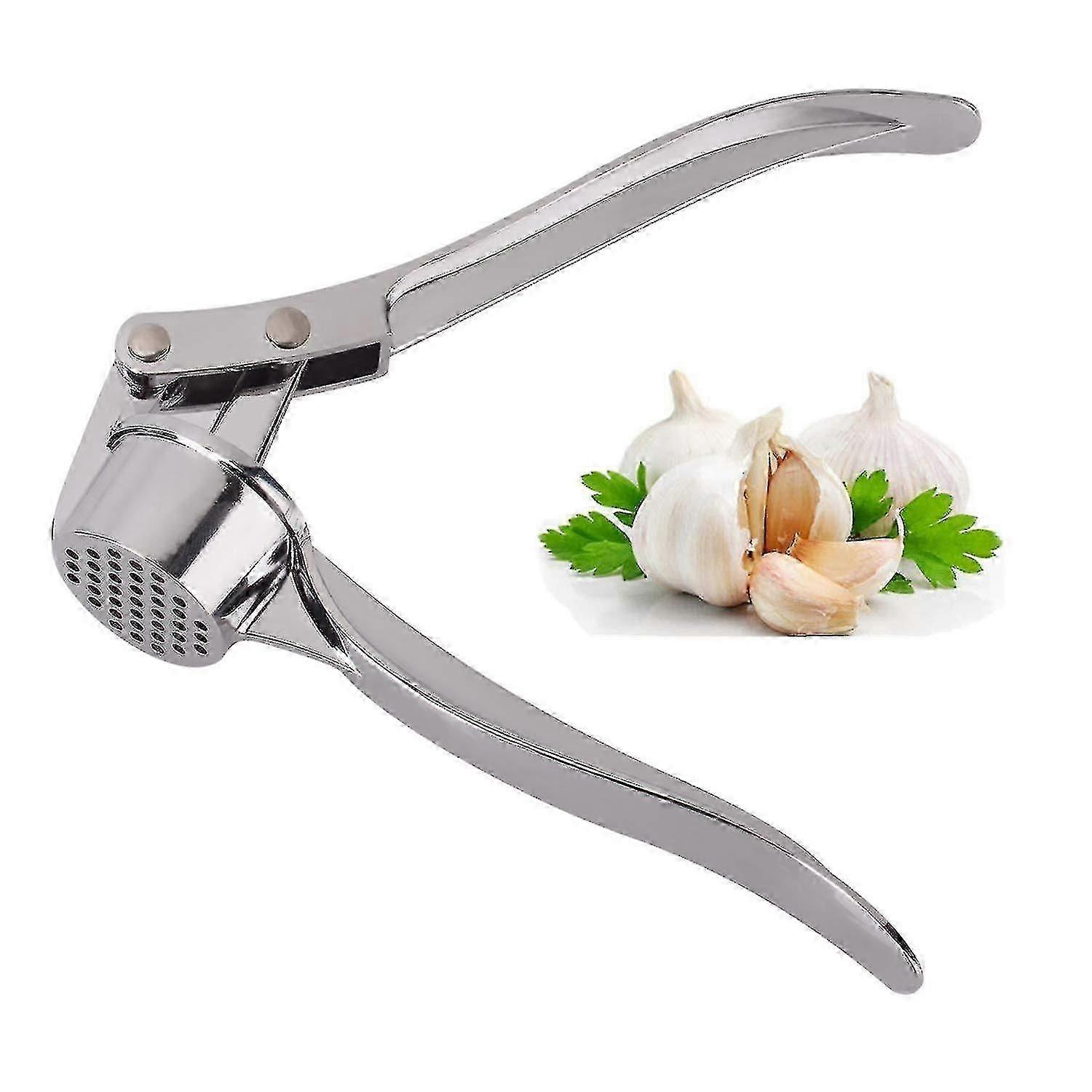Dishwasher Safe Garlic Cutter Zinc Silver Robust Practical Kitchen Aid