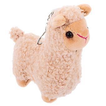 Alpaca Keychain Pendant for Key Holding with Stuffed Plush Design