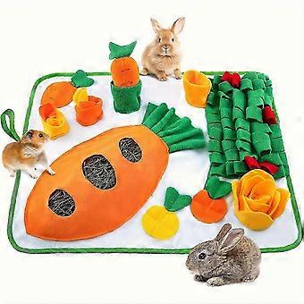 Small Pet Sniffing Mat Carrot Shape