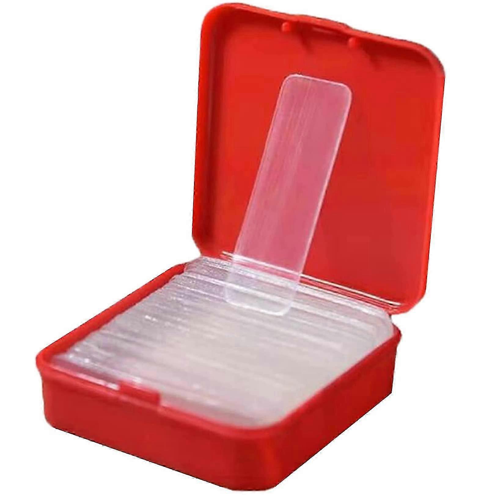 60 Pcs Reusable Transparent Adhesive Strips