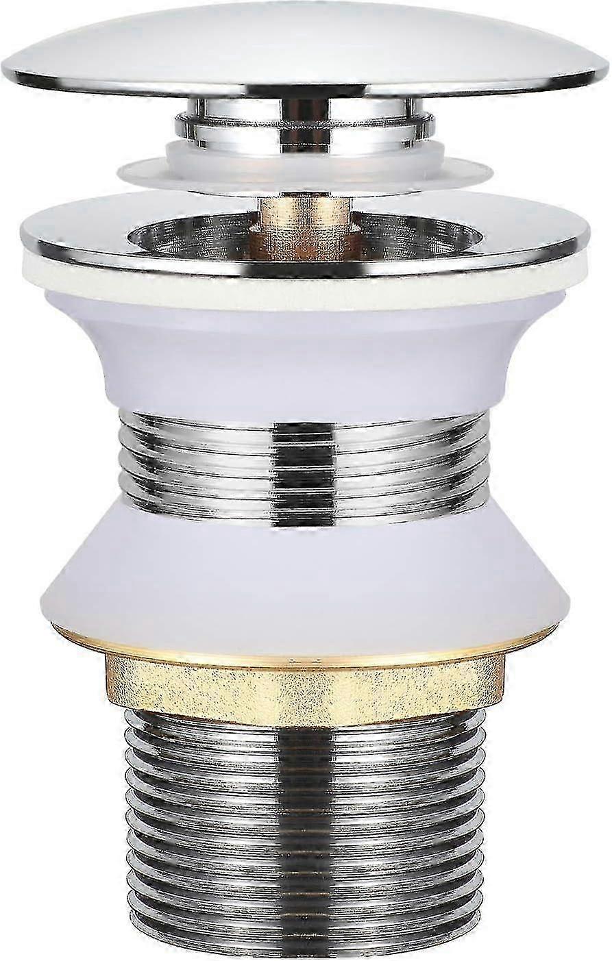 Pop Up Basin Drain Automatic Drain Brass Drain System Ejectable Drain Plug Universal Drain Plug