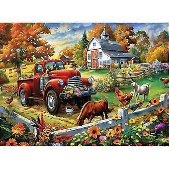 Puzzle für Erwachsene – Das Landleben: Ein Puzzle, das das landwirtschaftliche Leben und die Schönheit des ländlichen Raums beleuchtet. Dick, robust und anspruchsvoll. Eine herausfordernde Familienaktivität. DDA337