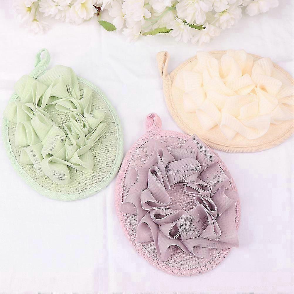 Bath Bubble Net Soft Bath Flower for Cleaning Use 9Pcs Assorted Colors