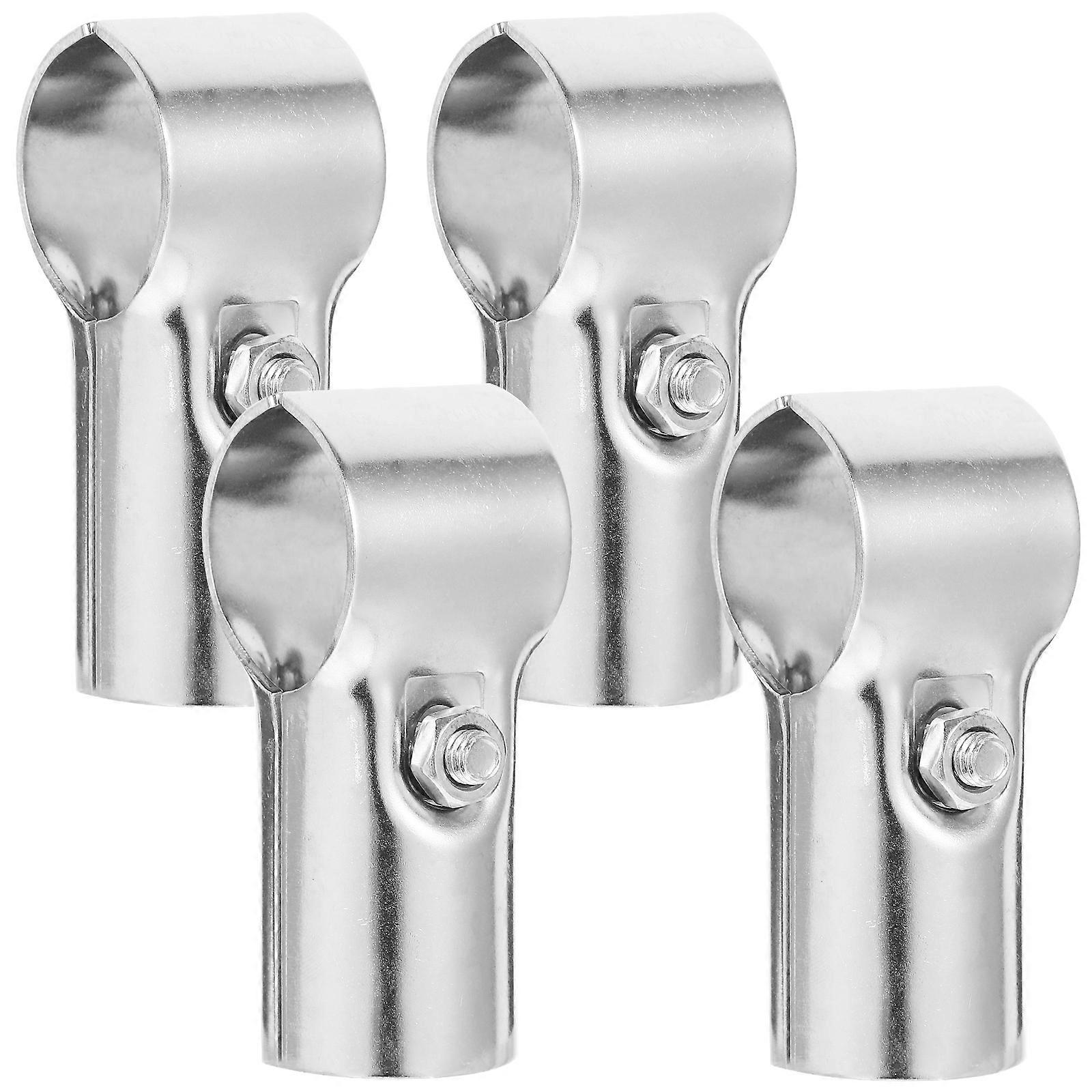 Structural Pipe Connector Stainless Steel Corner Fitting for Racks 4Pcs