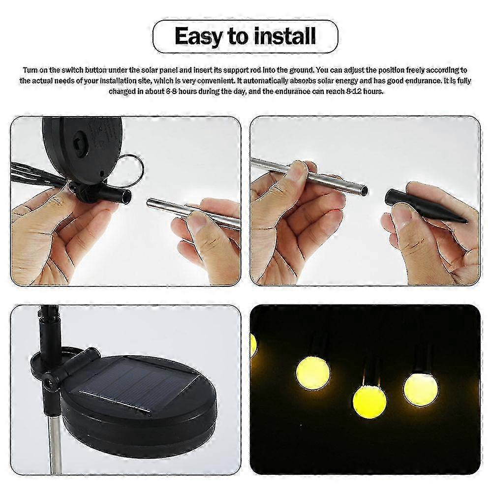 Solar Fireflies Swing Light IP65