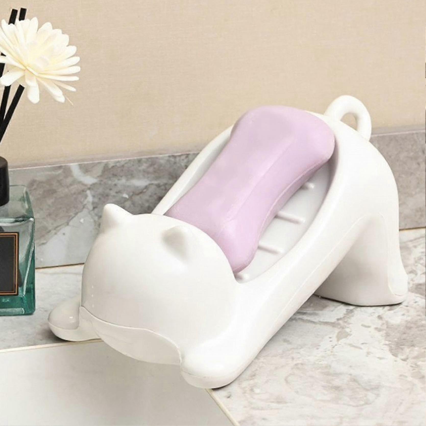 Drainage Cat Soap Holder