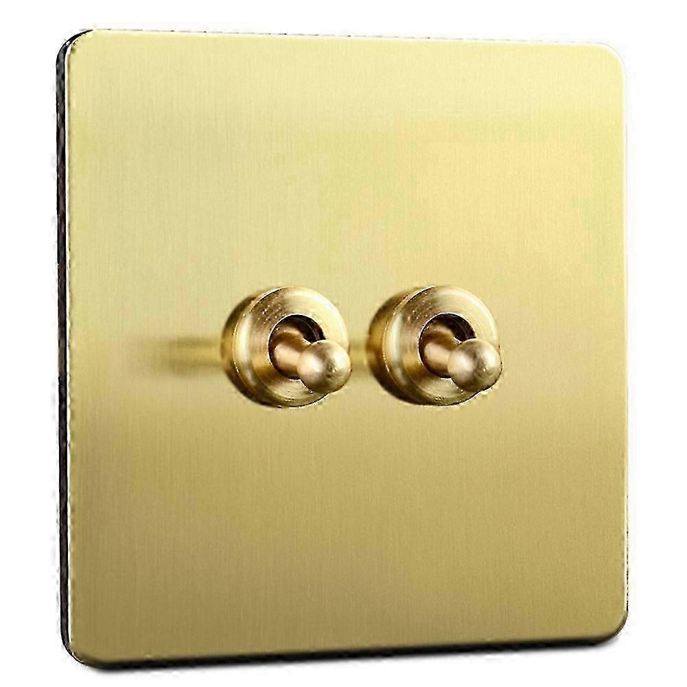 Premium Brass Rocker Switch 220V