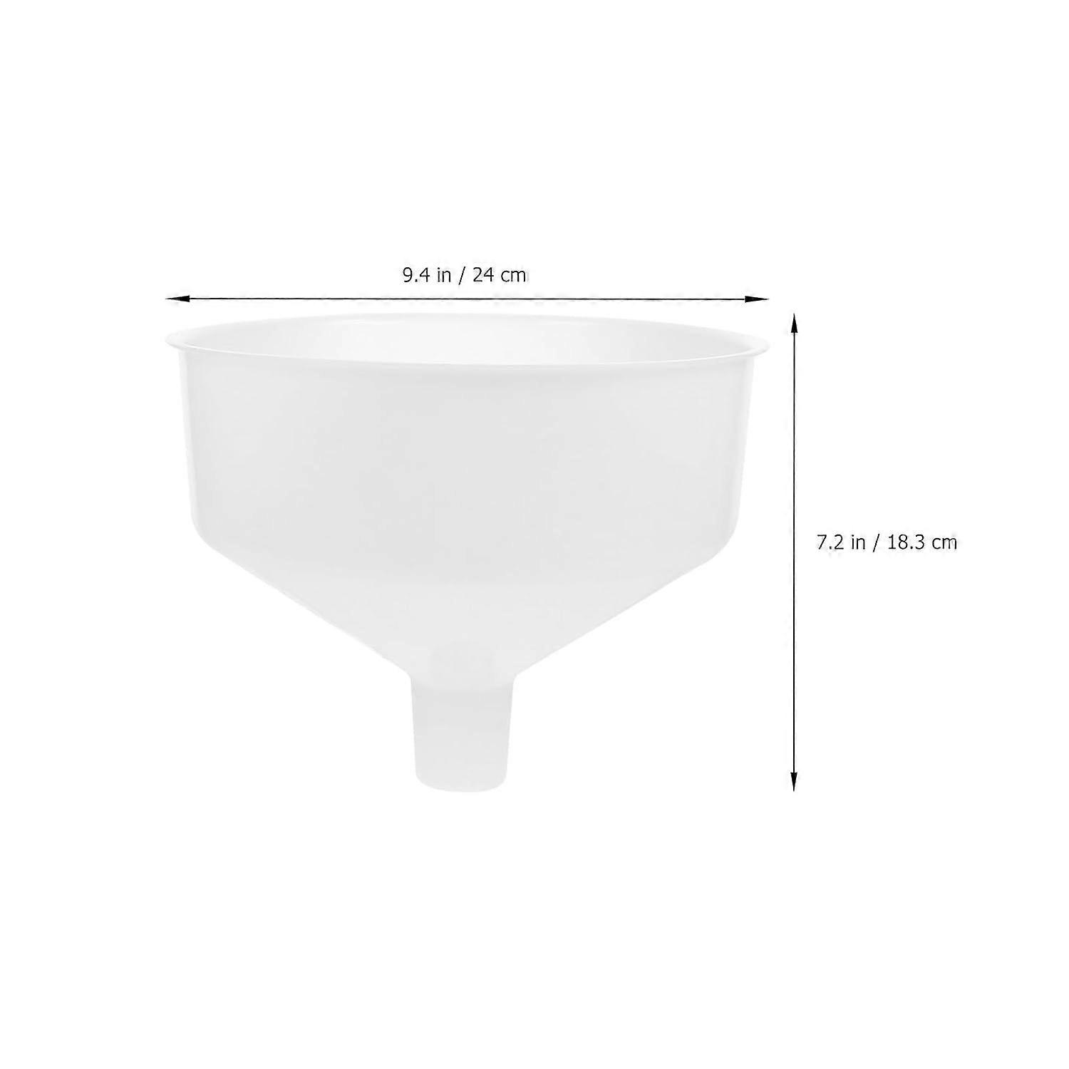 Large Plastic Funnel for Beer, Bottles and Liquid Transfer