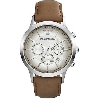 Armani Renate Quartz Analog Man Watch avec bracelet AR2471 Cowskin