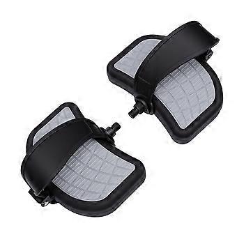 Exercise Bike Pedal Adjustable Strap Non Slip Textured Stationary Recumbent Bike Pedal for Indoor 1 2 Inch Thread