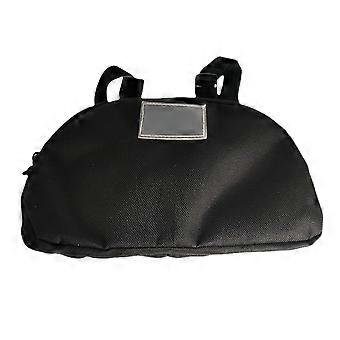 Polyester Horse Saddles Bag for Mounted Use, with Tool-Free Buckles Straps, a Curved Profile, Zippered Compartments and Fold-or-Roll Storage