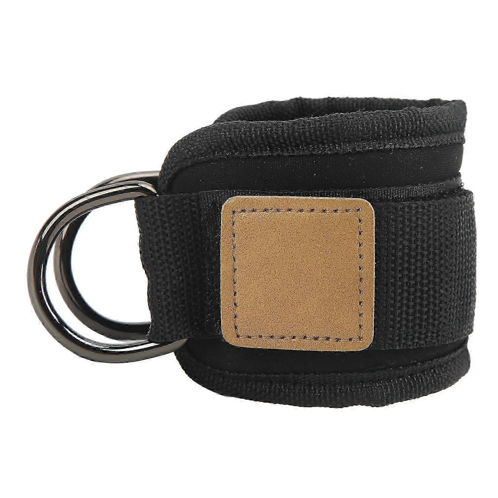 Cable-Compatible Ankle Strap with Reinforced D-Rings