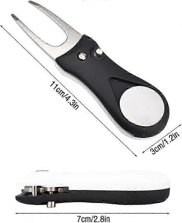 Compact Foldable Golf Divot Repair Tool
