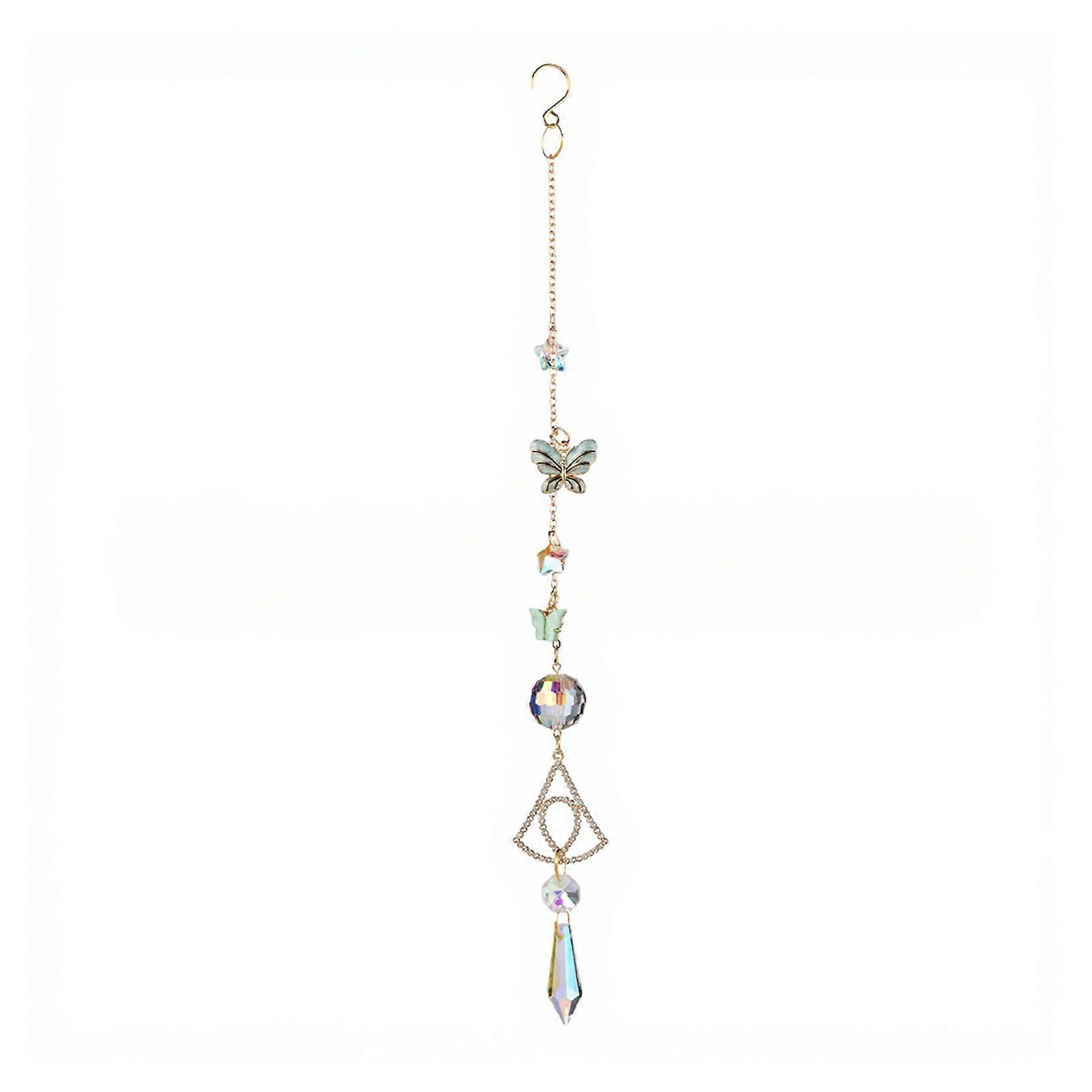 Retro-Elegant Crystal Suncatcher