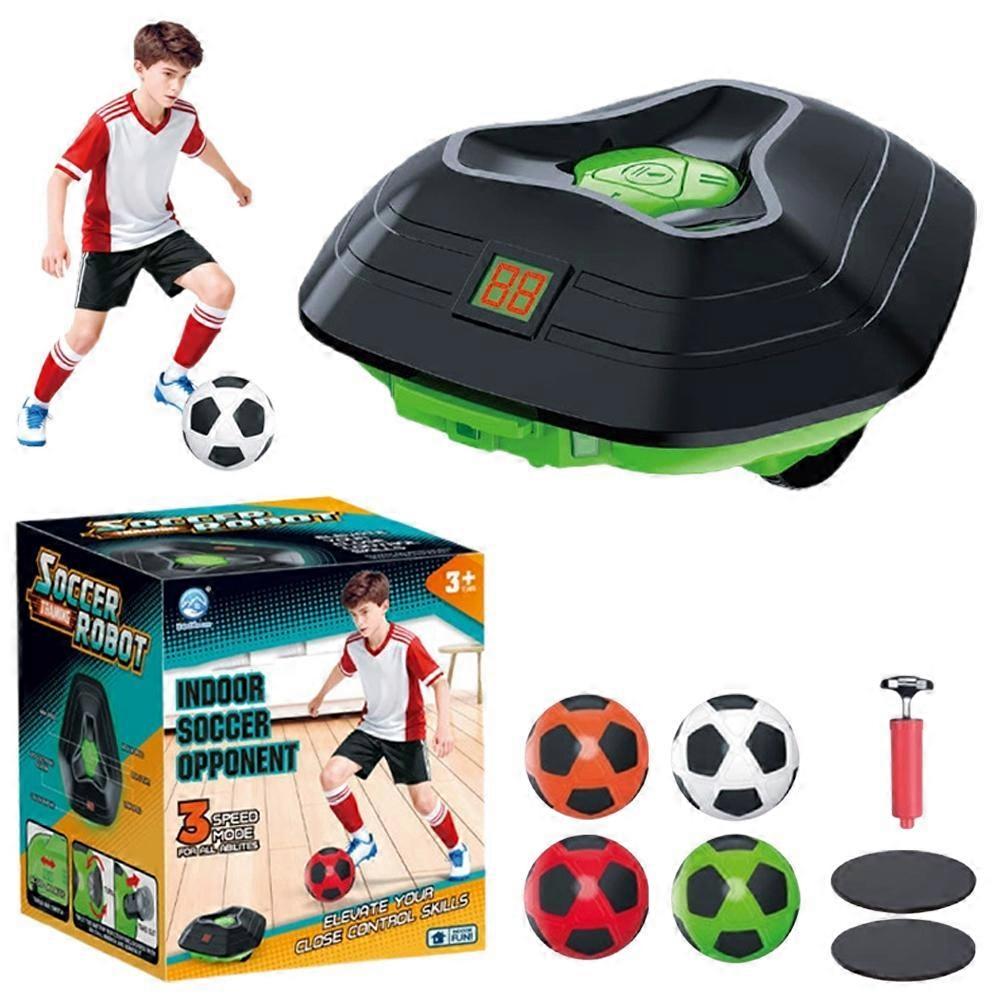 Electric Soccer Tracking Training Robot with Three Variable Speed Modes