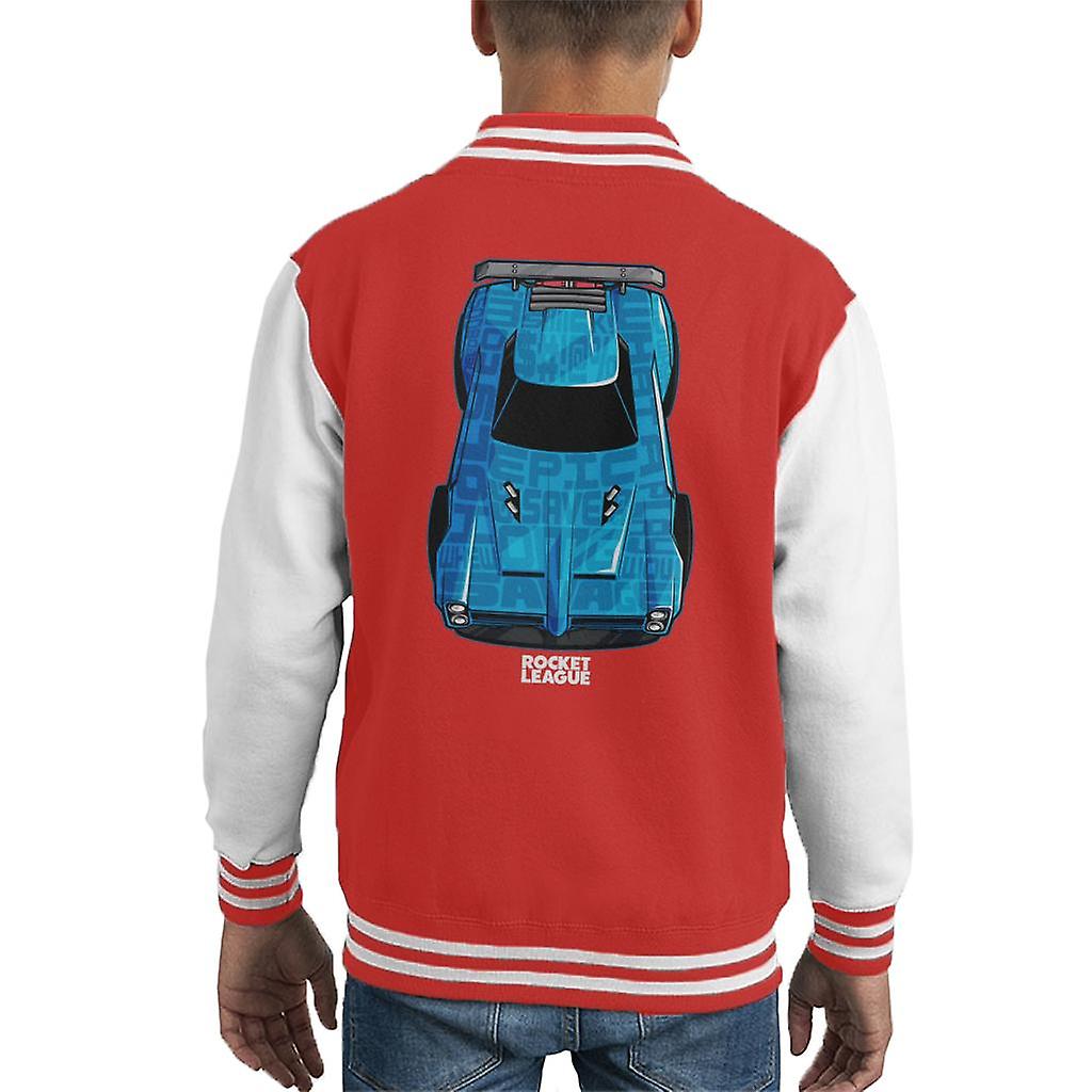 Rocket League Blue Dominus Kid's Varsity Jacket
