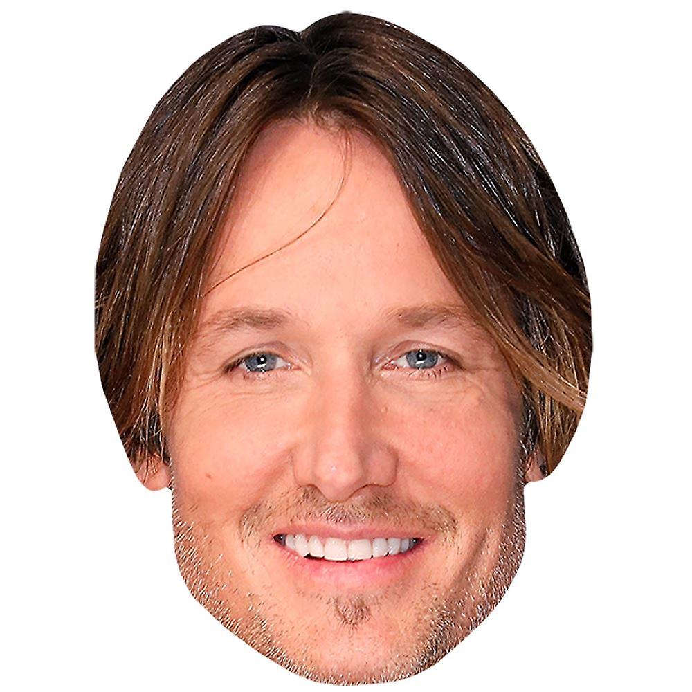 Keith Urban (Smile) Celebrity Mask, Flat Card Face