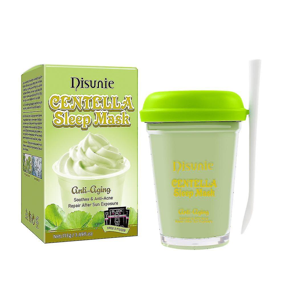Centella Asiatica قناع النوم الترطيب والترطيب والتنظيف ولون البشرة وقناع النوم بالطين بدون غسل