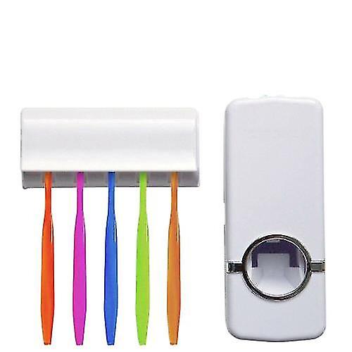 White Automatic Toothpaste Dispenser