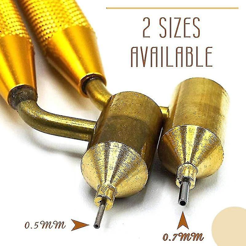 Fine Line Fluid Writer Paint Applicator Pen Precision Touch Up Paint Tip Construction en laiton