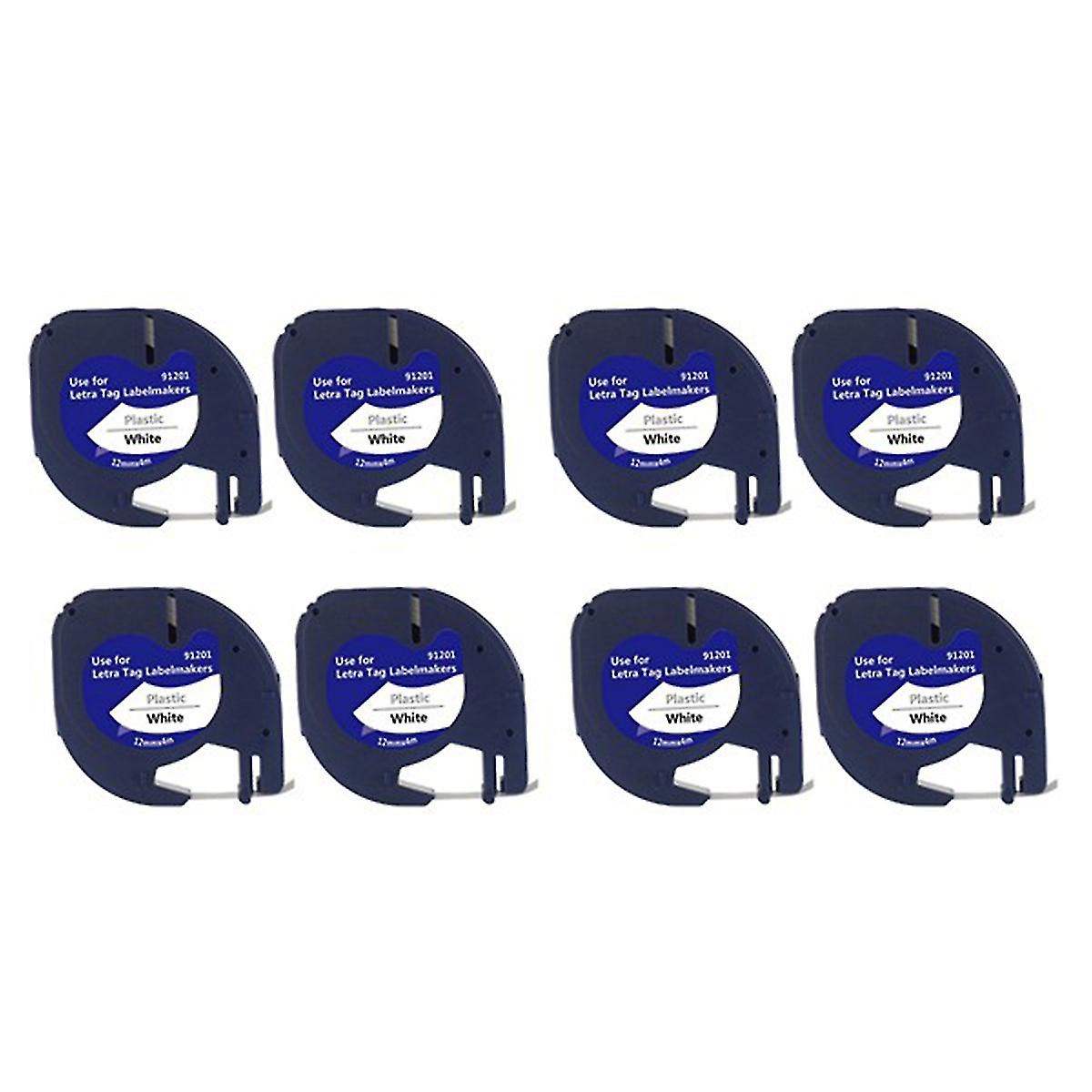 8pcs Letratag S Label T Label Maker For 91331 4m X 12mm Label Printer For Label Maker