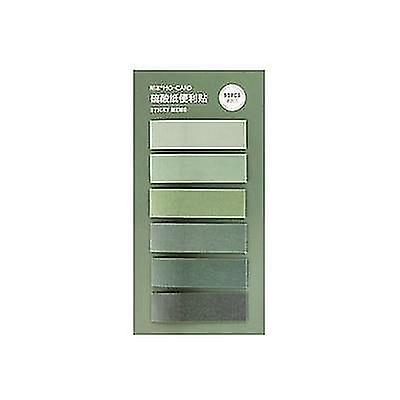 Green Memo Pad Sticker Notepad Kawaii Decor Sticky Notes