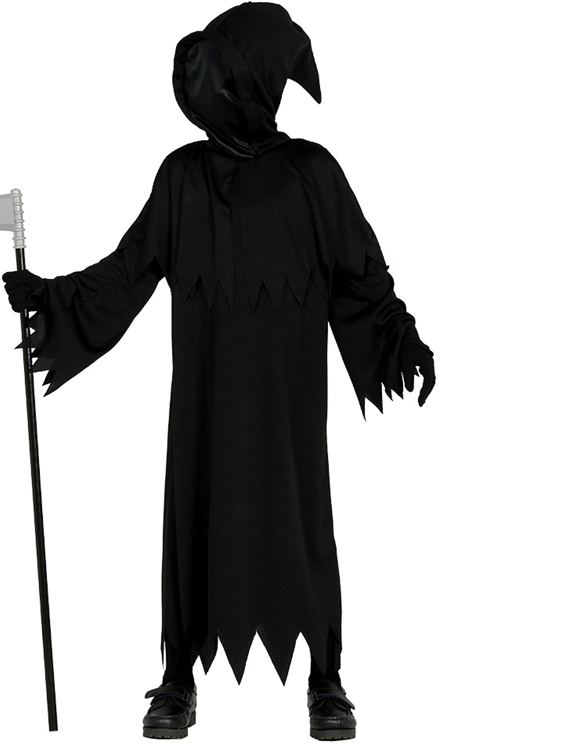 儿童黑暗死神万圣节服装