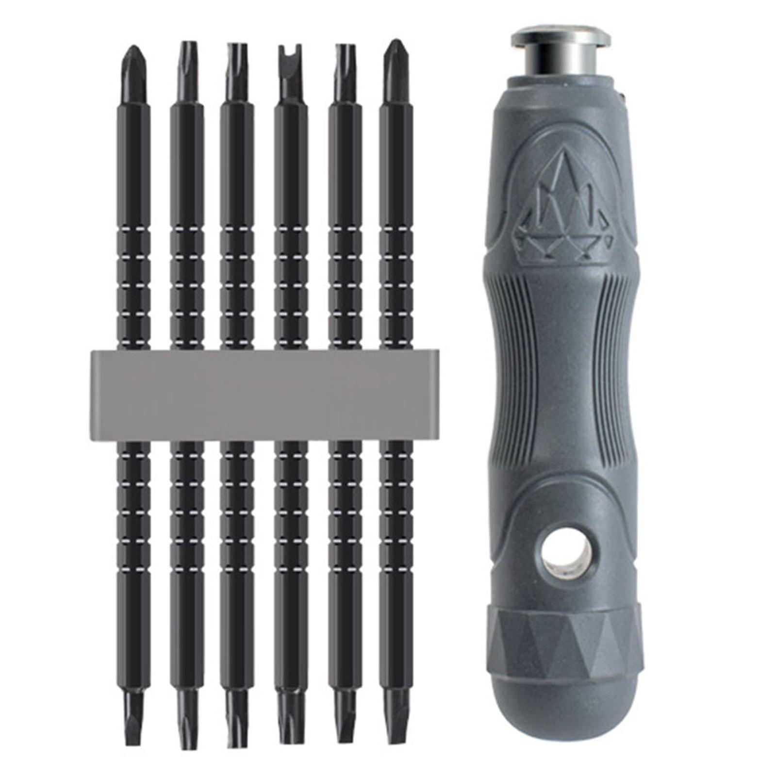 Multi-Function Screwdriver Set with 13pcs/17pcs Bit Portable Electronics Repair Tool for Machine Motos Repair