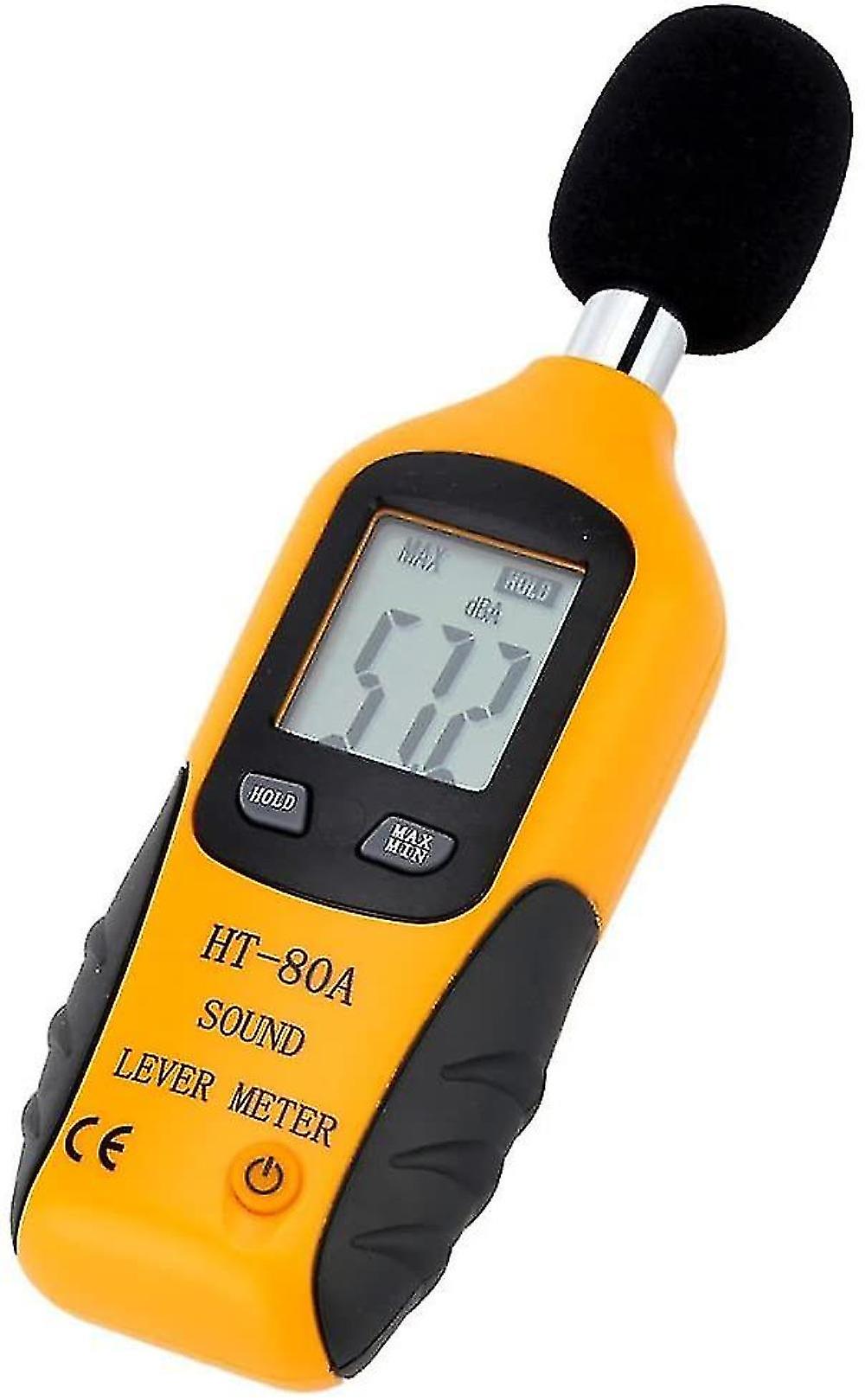 Professional Decibel Meter With Backlight Display (including 9v Battery)