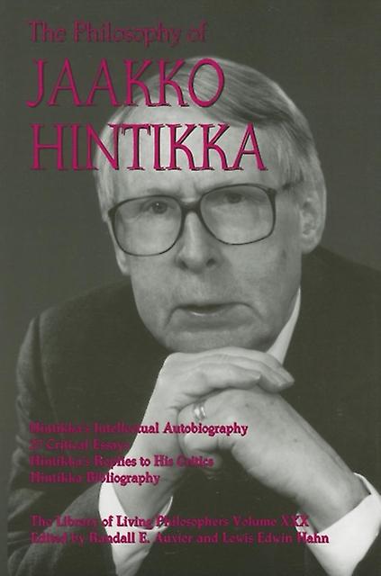 The Philosophy Of Jaakko Hintikka Paperback Book