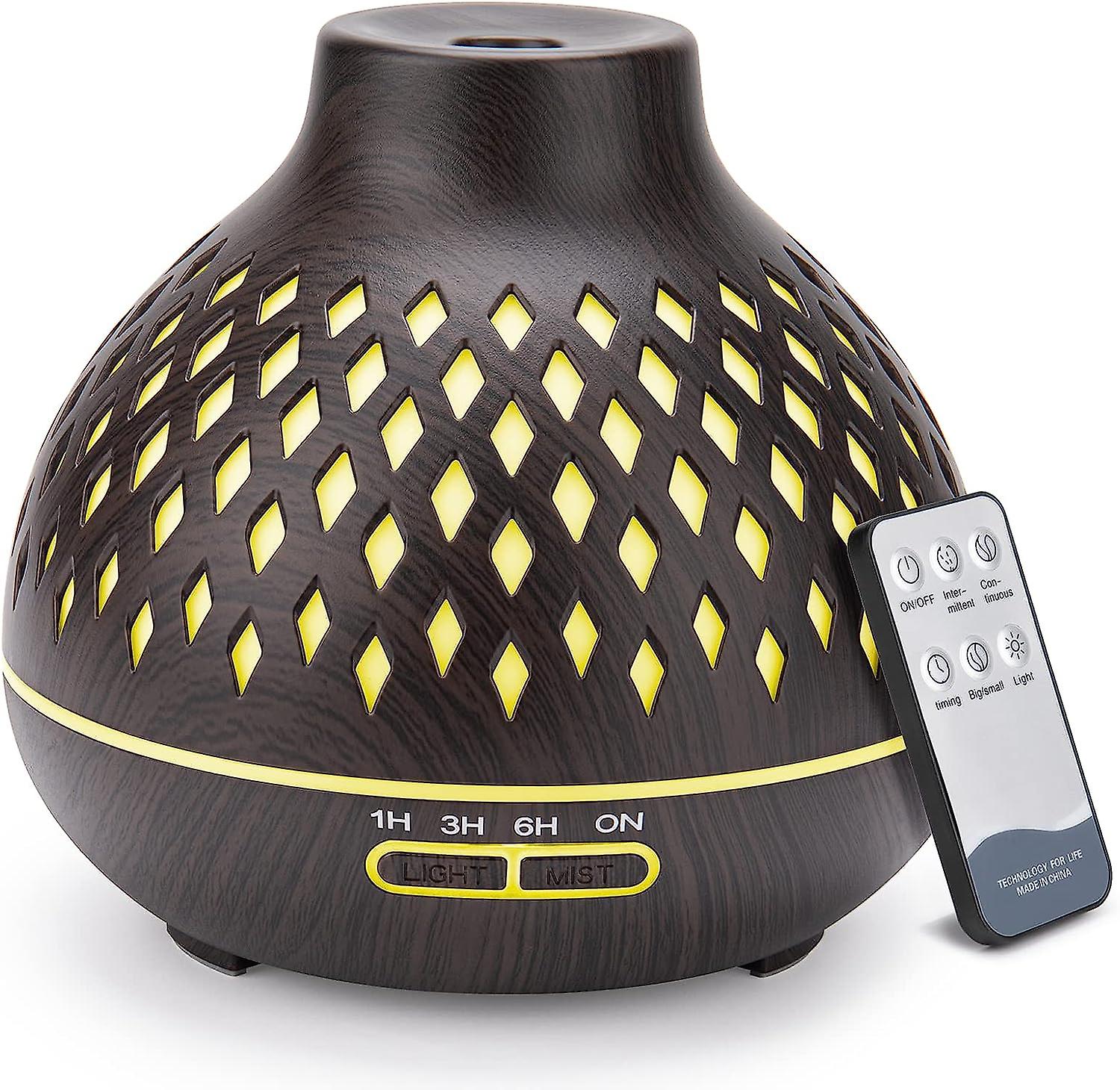 Essential Oil Diffuser, Air Humidifier, Dark Brown
