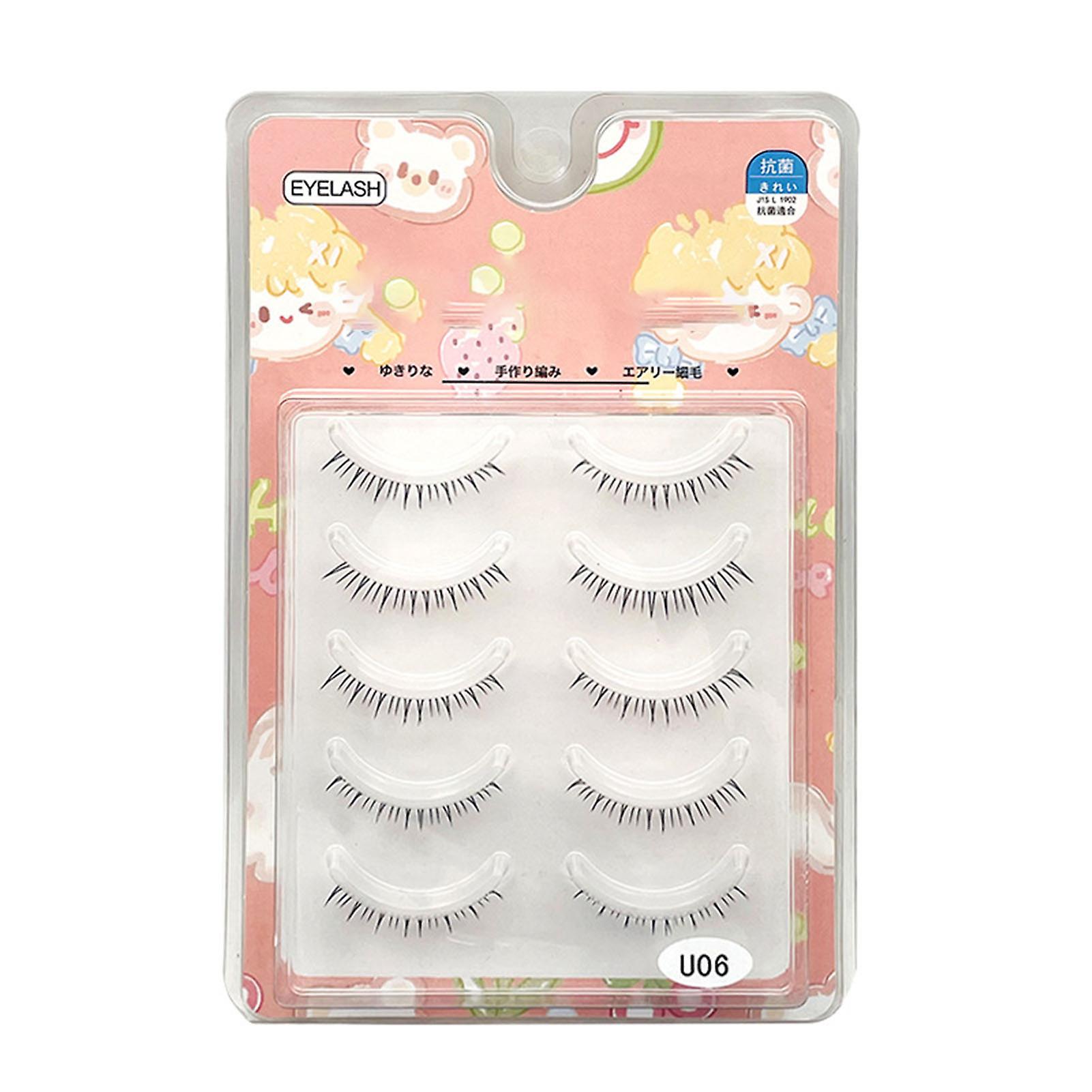 5 Pairs False Lower Eyelashes Com