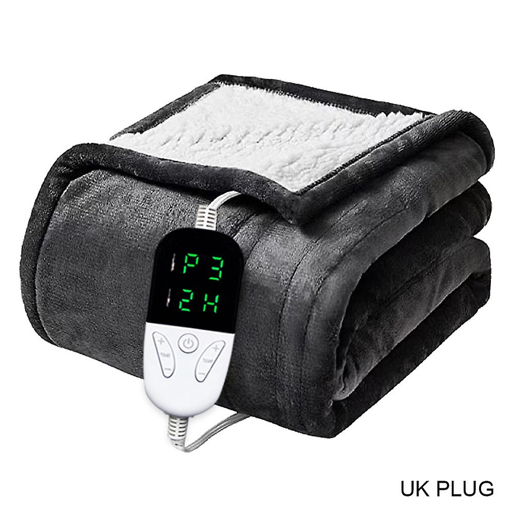 130*150cm Washable Double Layer Electric Blanket Portable Soft Thicker Heaters for Home Car Office Room