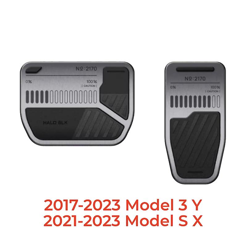 2023 New Non-slip Performance Foot Pedals For Tesla Model 3 Model Y Model S Model X Aluminum Alloy Accelerator Brake Pedals