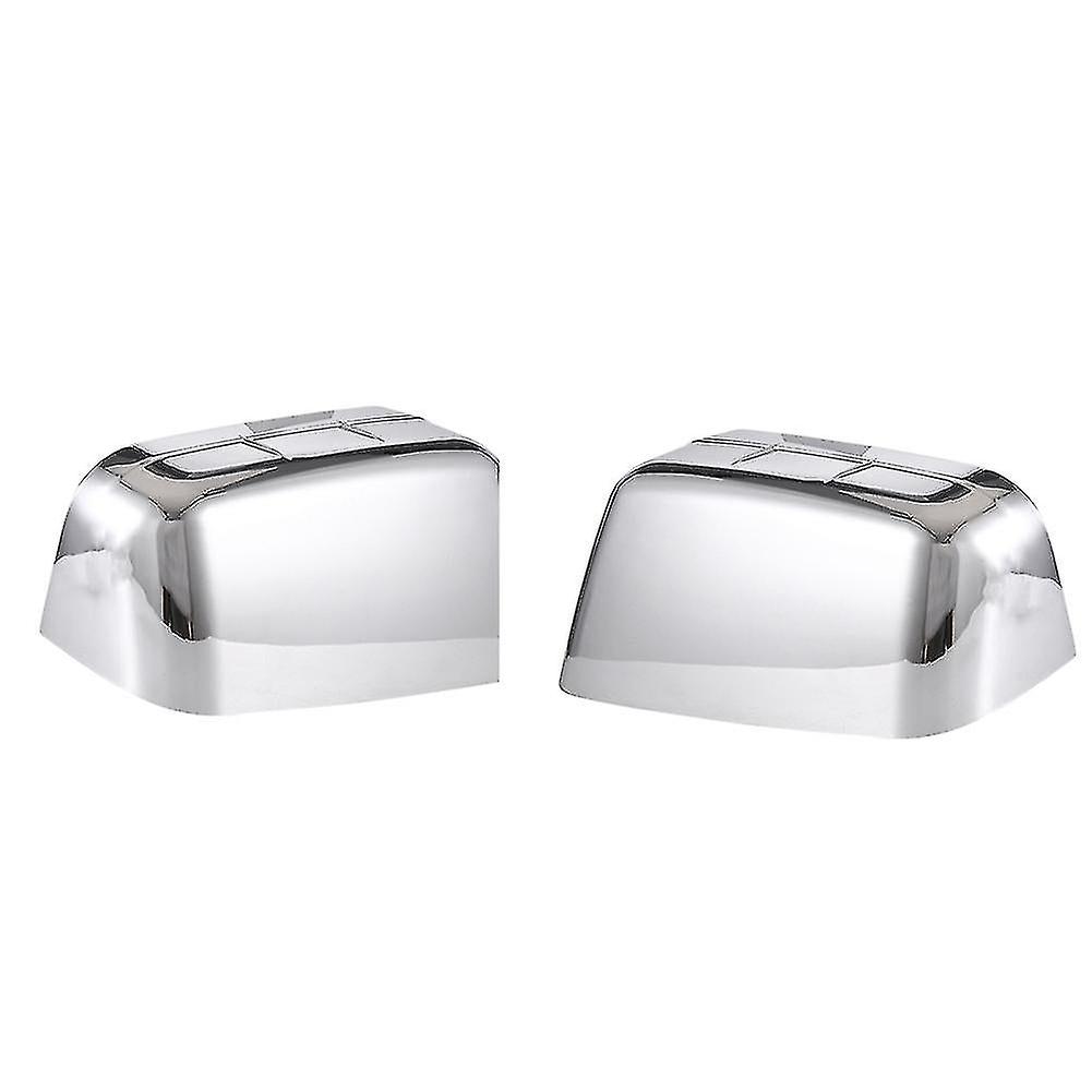 1Pair Car Chrome Rearview Mirror Cover Trim Side Mirror Frame Caps